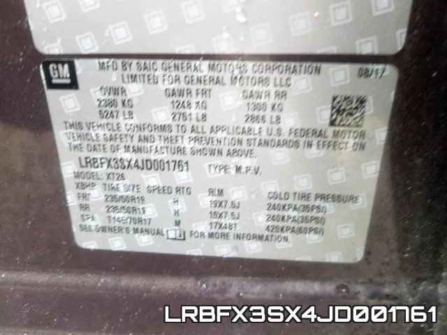 LRBFX3SX4JD001761 фото 2