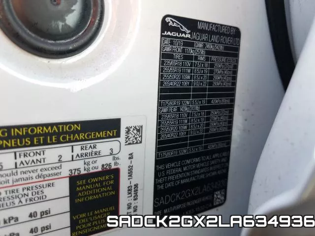SADCK2GX2LA634936 фото 2