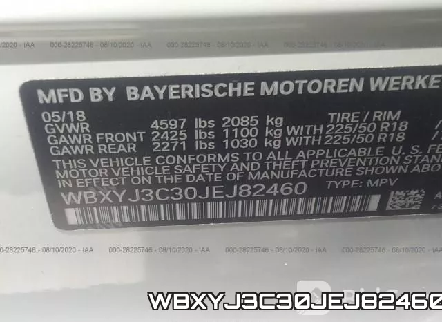 WBXYJ3C30JEJ82460 фото 10