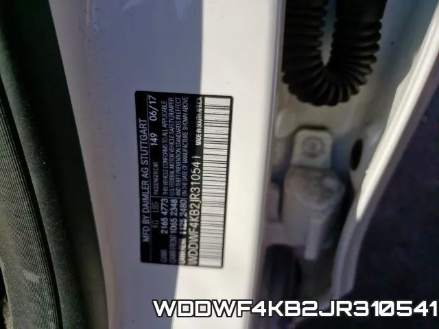 WDDWF4KB2JR310541 фото 2