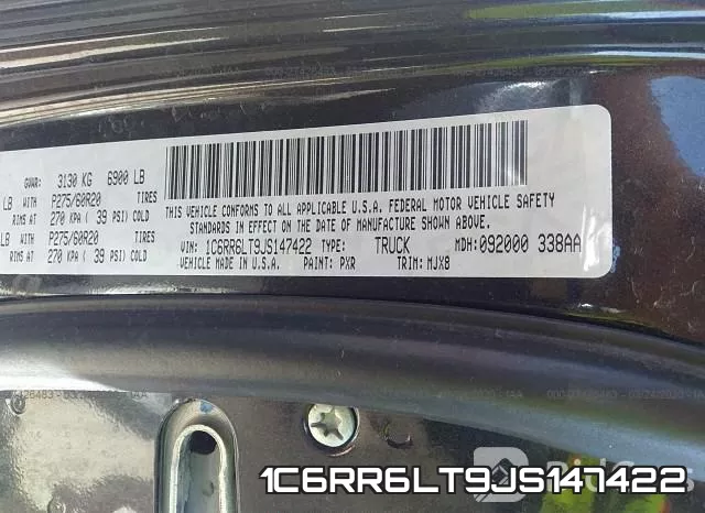 1C6RR6LT9JS147422 фото 10