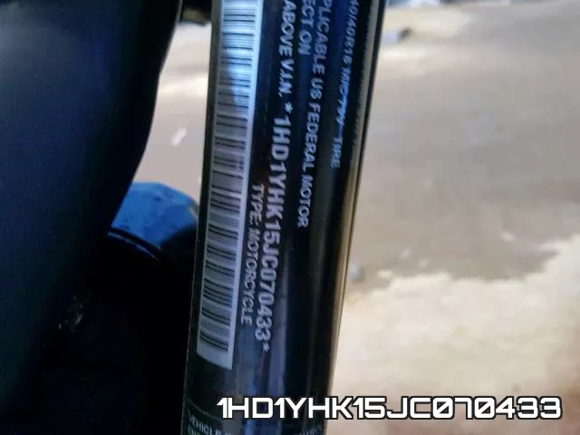 1HD1YHK15JC070433 фото 2