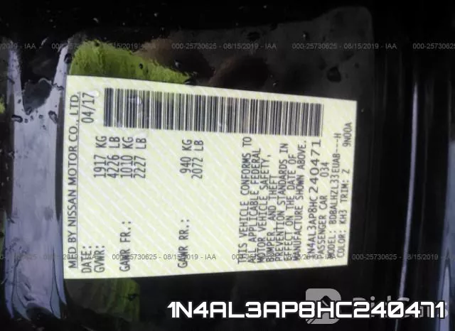 1N4AL3AP8HC240471 фото 10