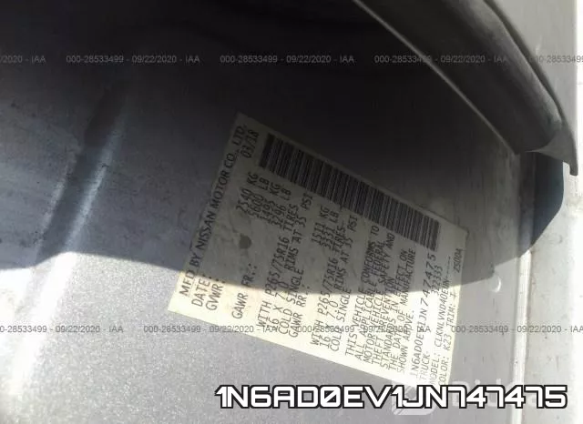 1N6AD0EV1JN747475 фото 10