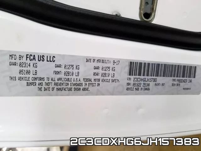 2C3CDXHG6JH157383 фото 2