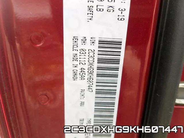 2C3CDXHG9KH607447 фото 2