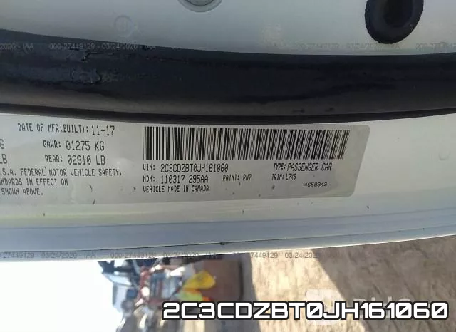 2C3CDZBT0JH161060 фото 10