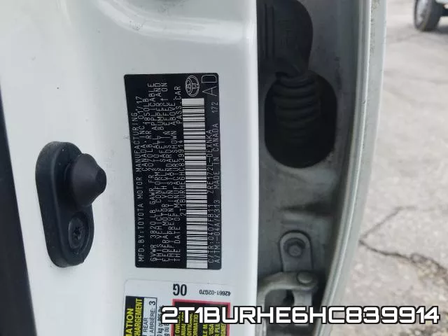2T1BURHE6HC839914 фото 2