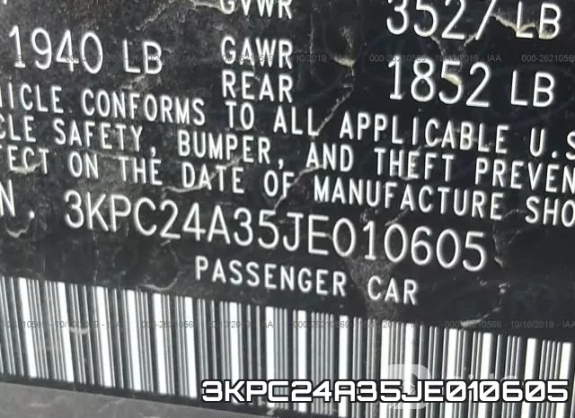 3KPC24A35JE010605 фото 9