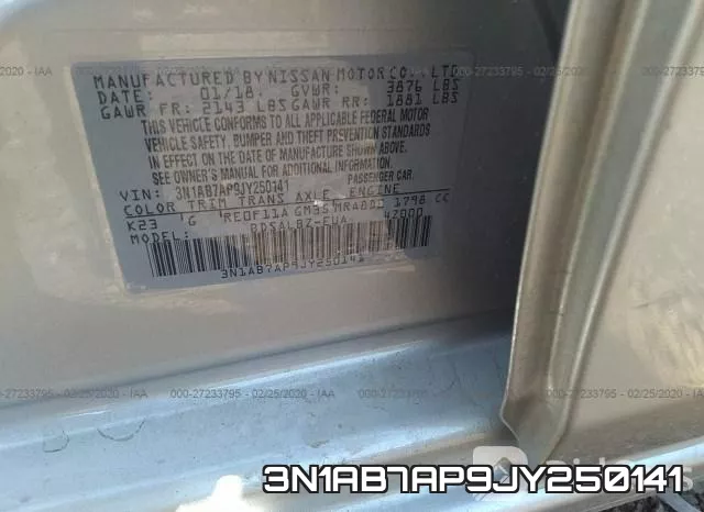 3N1AB7AP9JY250141 фото 10