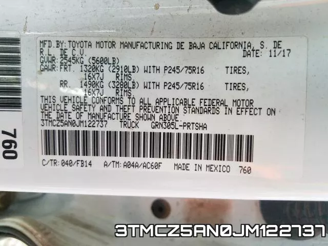 3TMCZ5AN0JM122737 фото 2