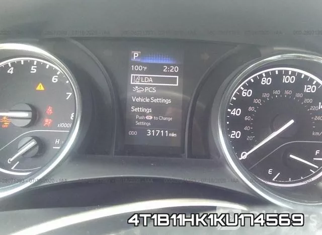 4T1B11HK1KU174569 фото 8