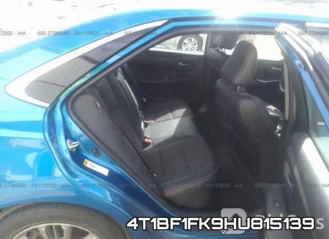 4T1BF1FK9HU815139 фото 9