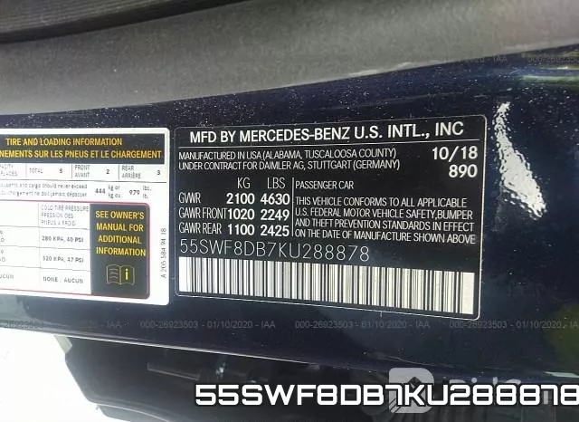 55SWF8DB7KU288878 фото 10