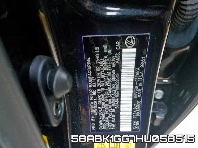 58ABK1GG7HU058515 фото 2