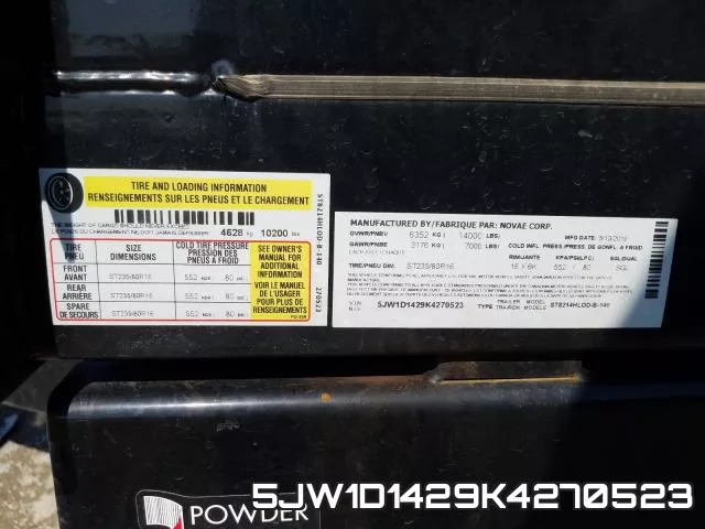 5JW1D1429K4270523 фото 2