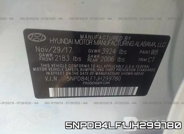 5NPD84LF1JH299780 фото 10