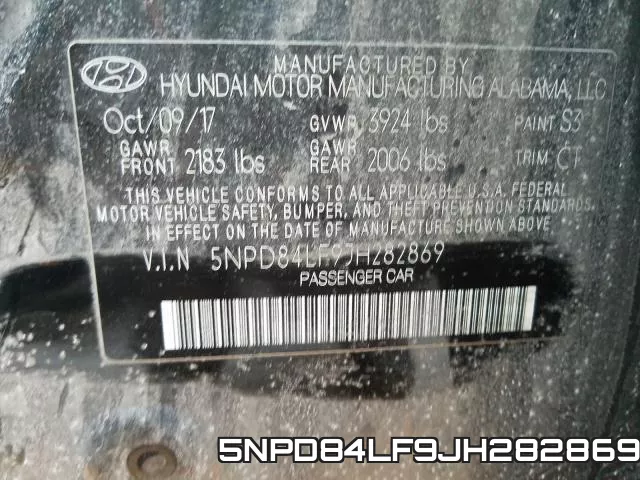 5NPD84LF9JH282869 фото 2