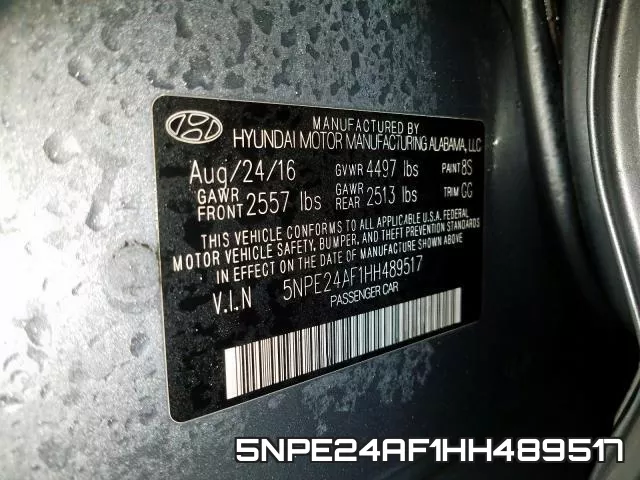 5NPE24AF1HH489517 фото 2
