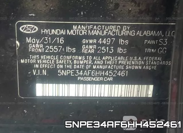 5NPE34AF6HH452461 фото 10