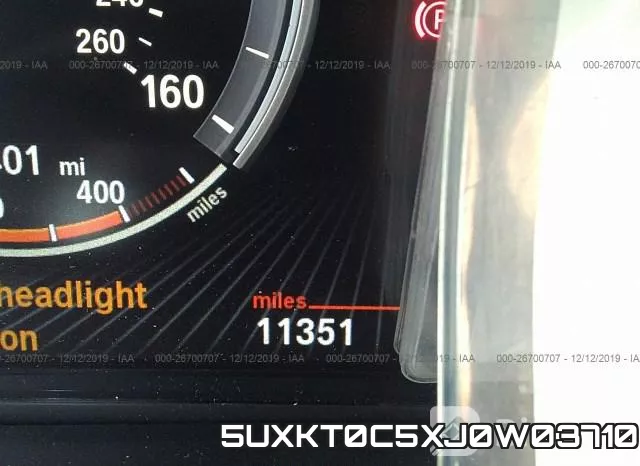 5UXKT0C5XJ0W03710 фото 8