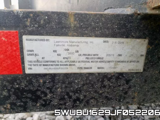 5WUBU1629JF052206 фото 2