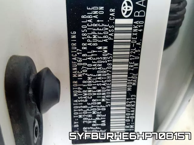 5YFBURHE6HP708157 фото 2
