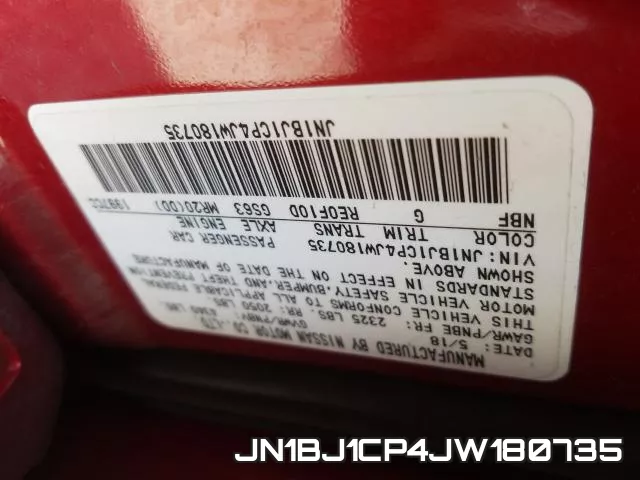 JN1BJ1CP4JW180735 фото 2