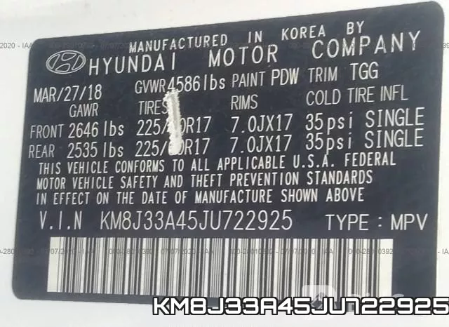 KM8J33A45JU722925 фото 10