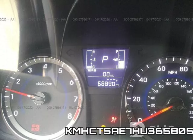 KMHCT5AE7HU365805 фото 8