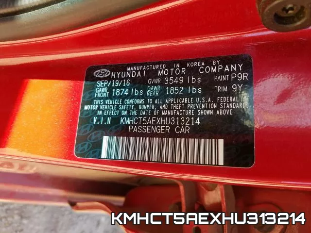 KMHCT5AEXHU313214 фото 2