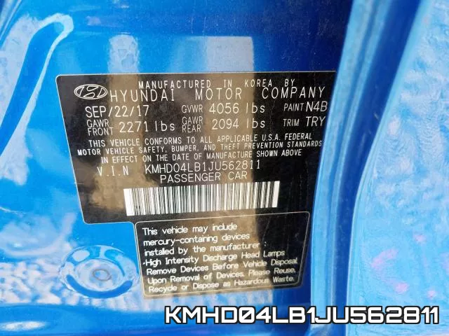 KMHD04LB1JU562811 фото 2