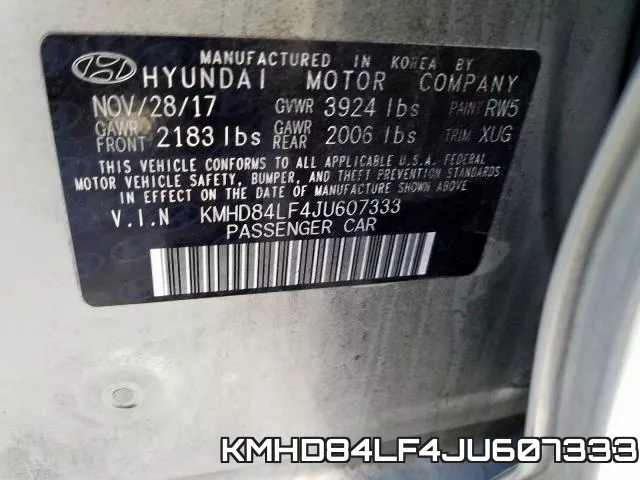 KMHD84LF4JU607333 фото 2
