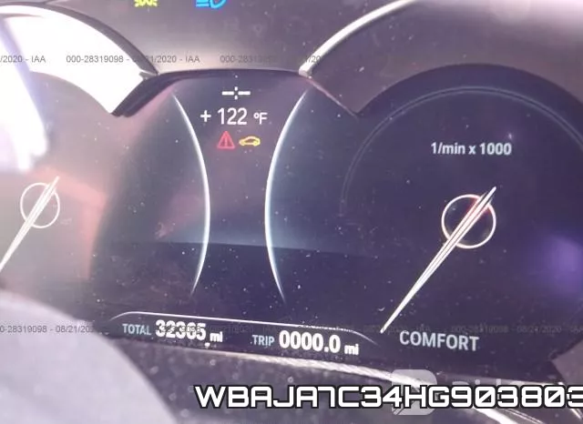 WBAJA7C34HG903803 фото 8