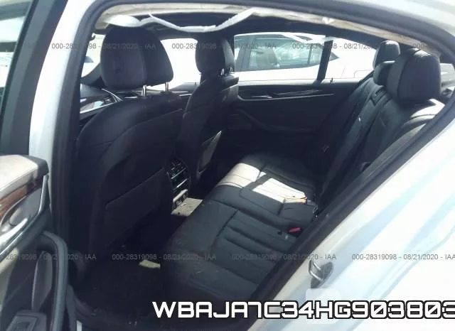 WBAJA7C34HG903803 фото 9