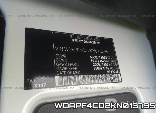 WDAPF4CD2KN013795 фото 10