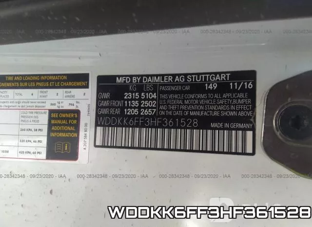 WDDKK6FF3HF361528 фото 10