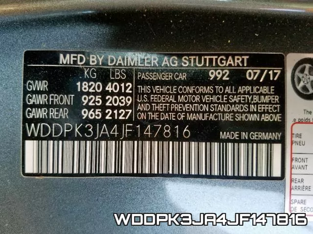 WDDPK3JA4JF147816 фото 2