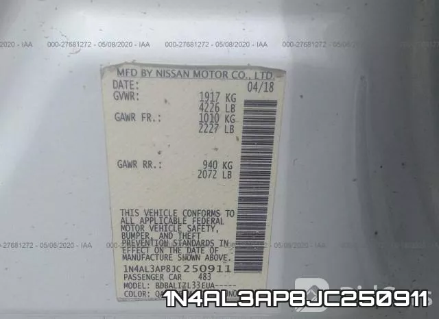 1N4AL3AP8JC250911 фото 10