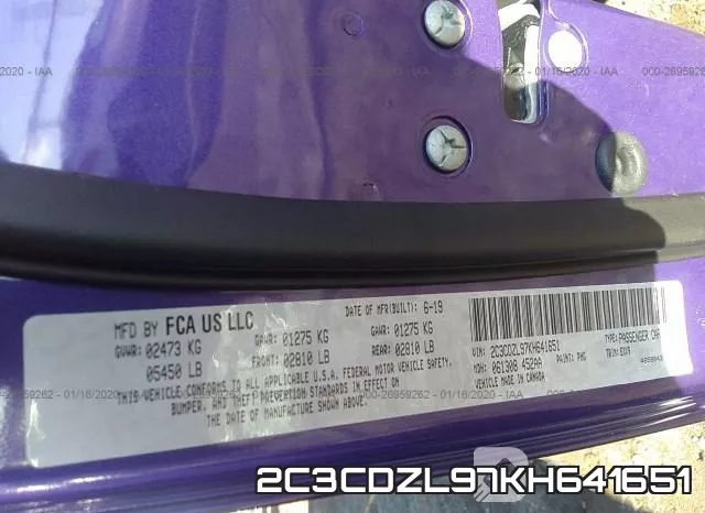 2C3CDZL97KH641651 фото 9