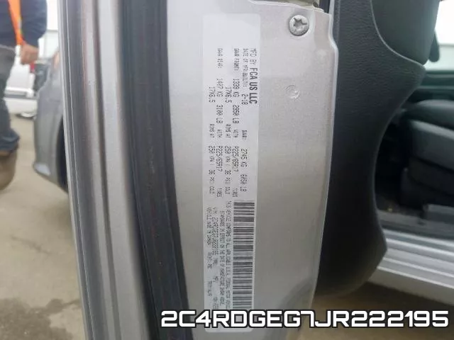 2C4RDGEG7JR222195 фото 2