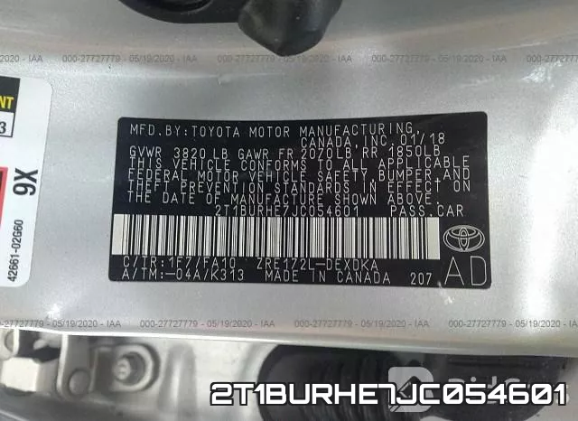2T1BURHE7JC054601 фото 10
