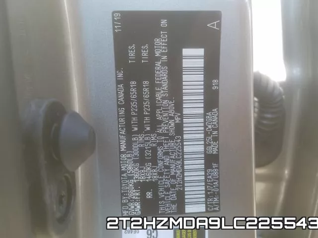 2T2HZMDA9LC225543 фото 2