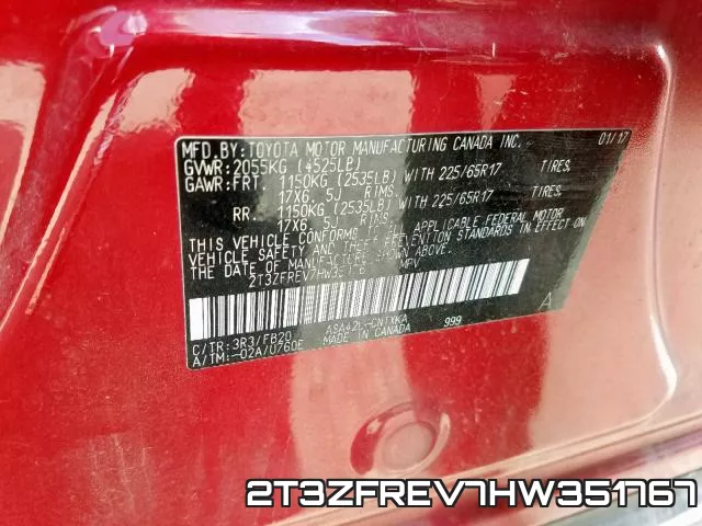 2T3ZFREV7HW351767 фото 2