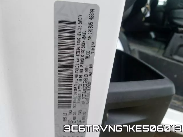 3C6TRVNG7KE506013 фото 2