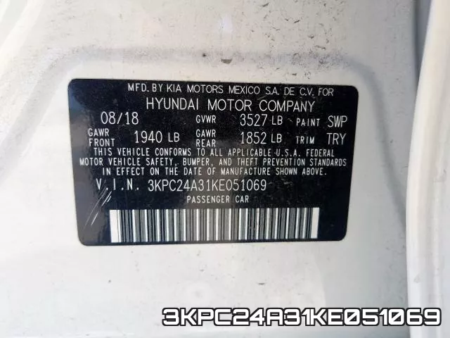 3KPC24A31KE051069 фото 2