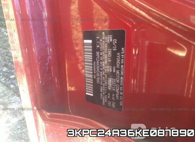 3KPC24A36KE087890 фото 10