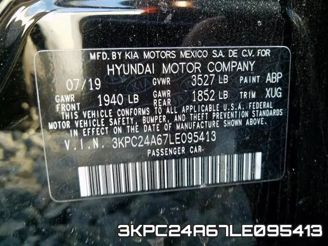 3KPC24A67LE095413 фото 2