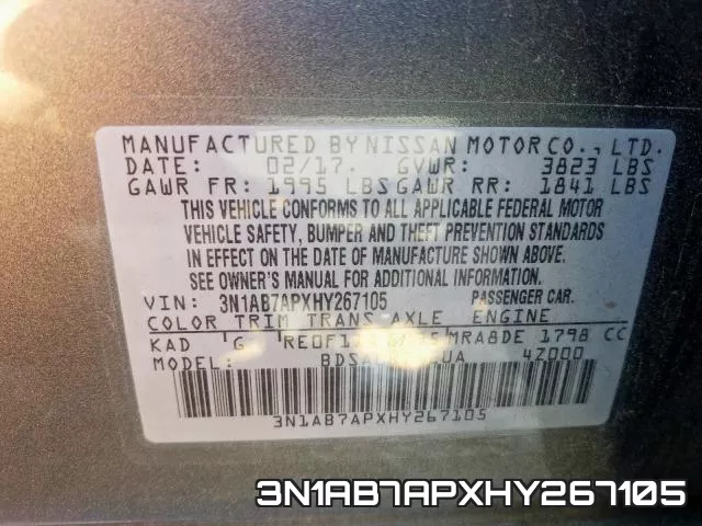 3N1AB7APXHY267105 фото 2