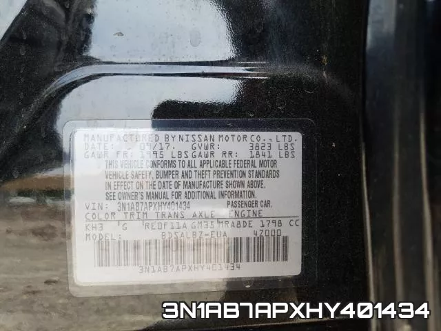 3N1AB7APXHY401434 фото 2